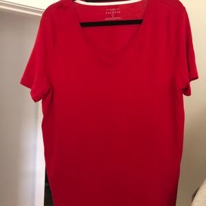 Talbots t-shirts - TWO (red and green) - 1X. Like new